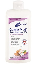 Gentle Med® Skin care lotion, Skin care lotion to protect and care for stressed skin, with almond and jojoba oil.