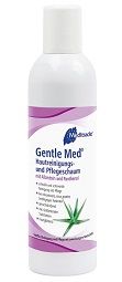 GENTLE MED® Skin cleansing and care foam, gentle claning and care with reliable skin protection.